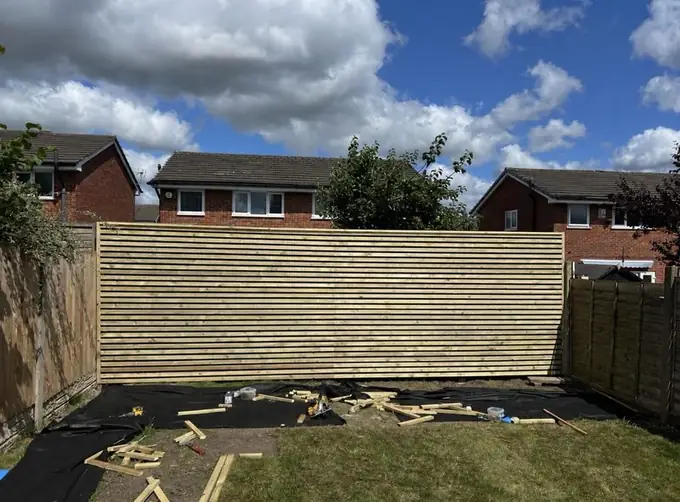 Bespoke Venetian Fencing - Transform Joinery Wigan